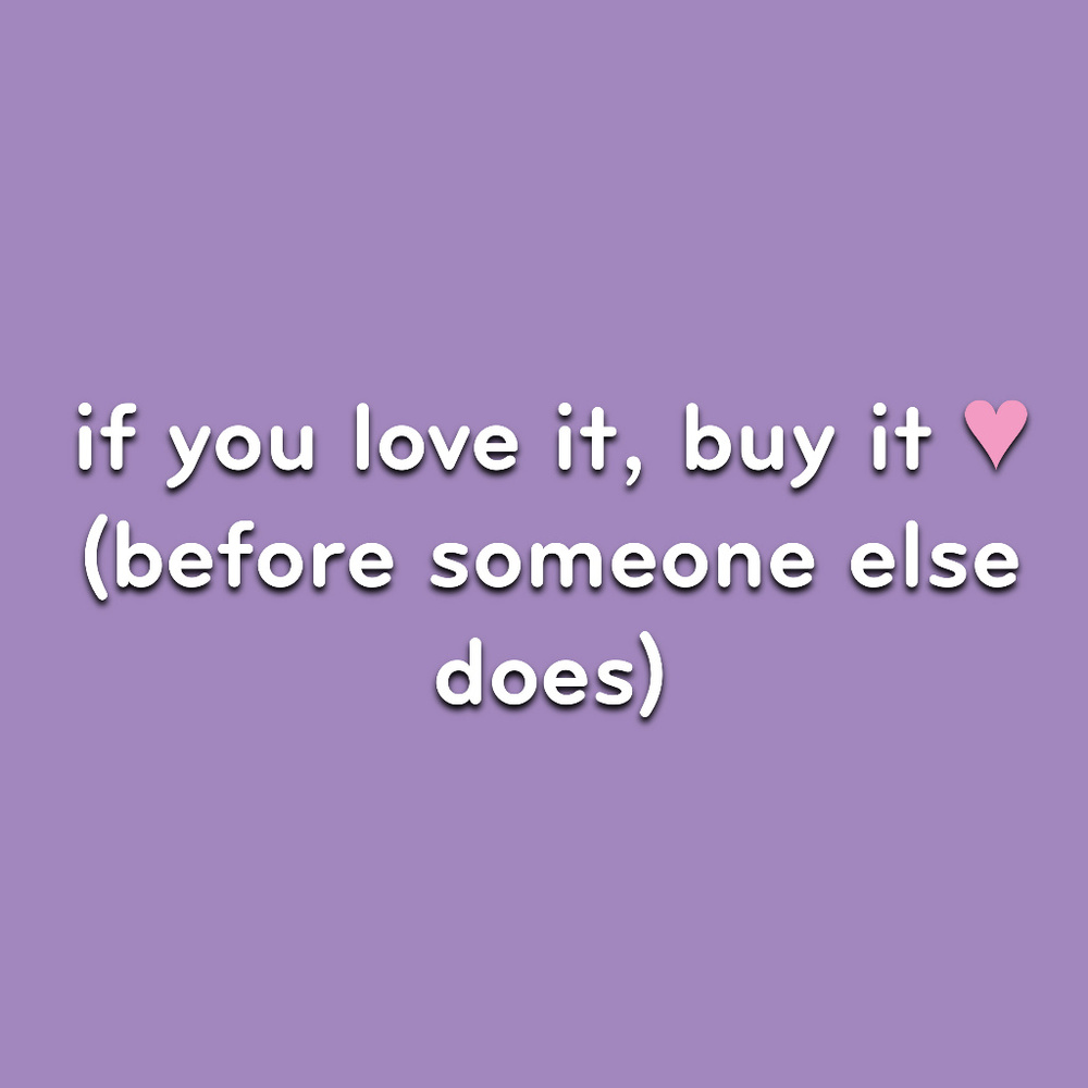 Love it? Buy it!